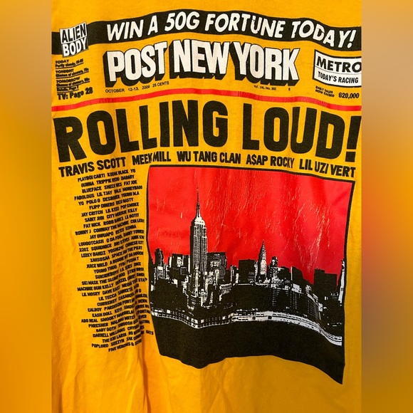 NY19 RL X AB POST SHOW LS TEE Size M - Picture 3 of 6